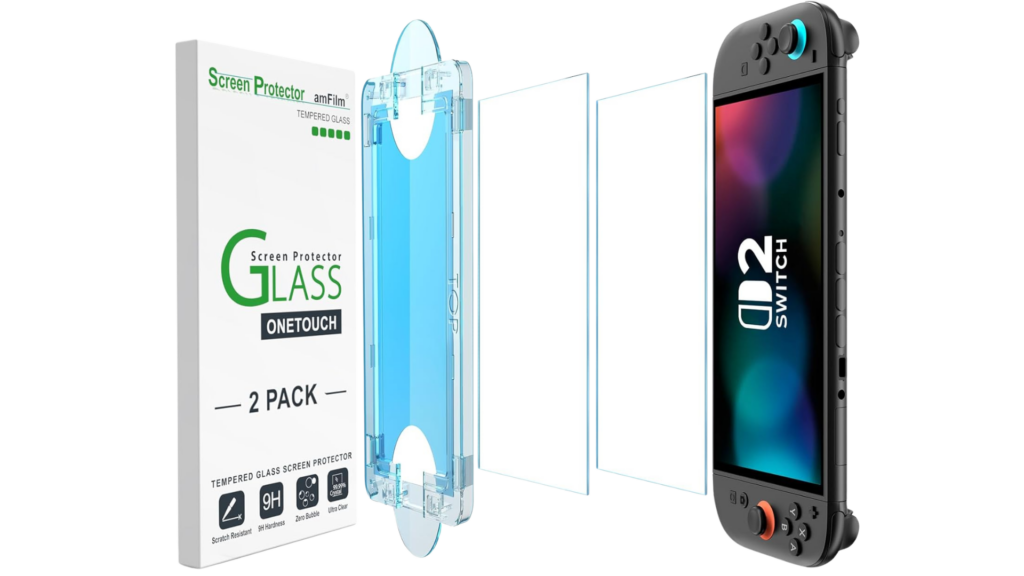 amFilm OneTouch Schutzfolie – Switch 2